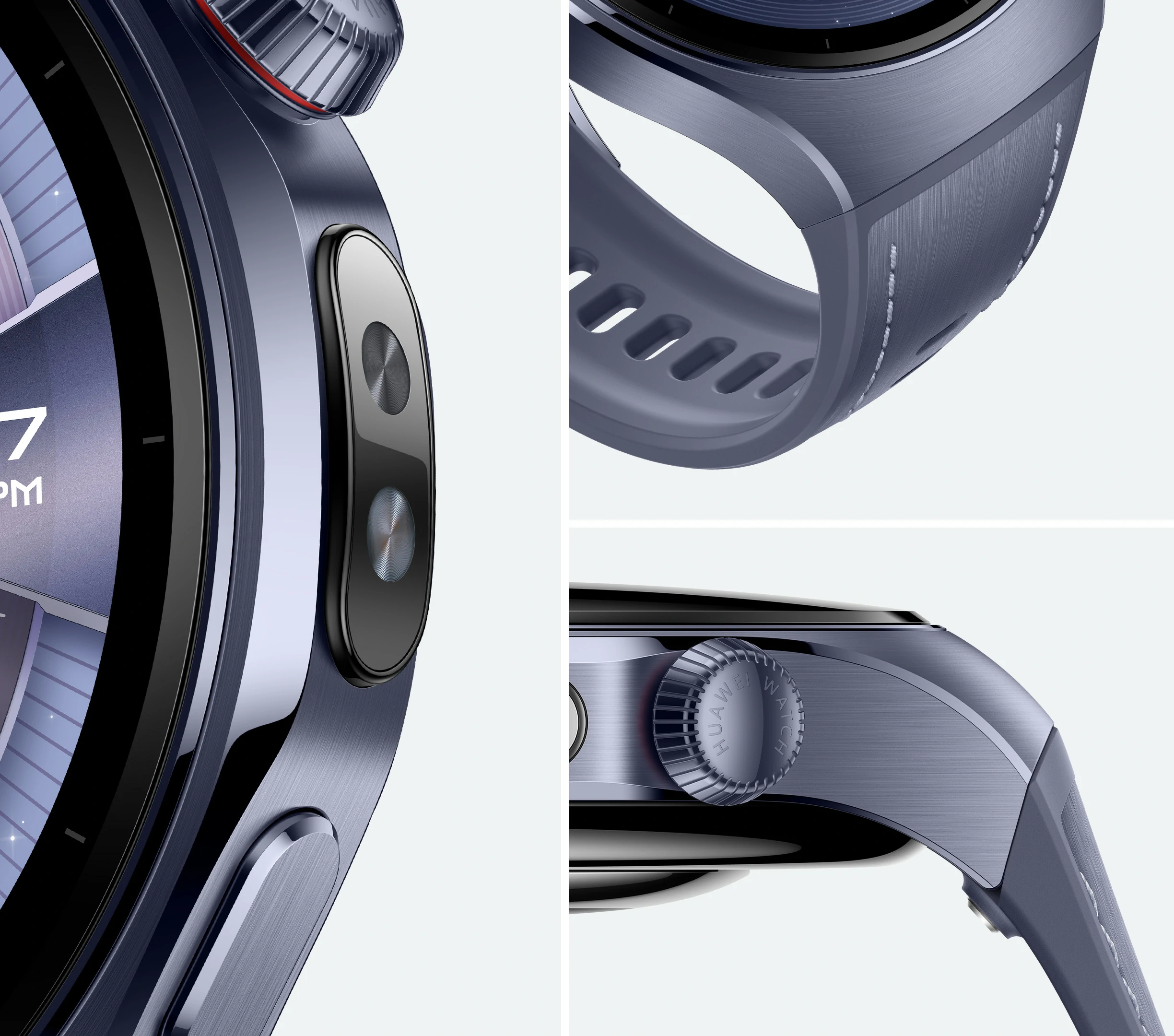 HUAWEI WATCH 5 46mm Black Fluoroelastomer Strap