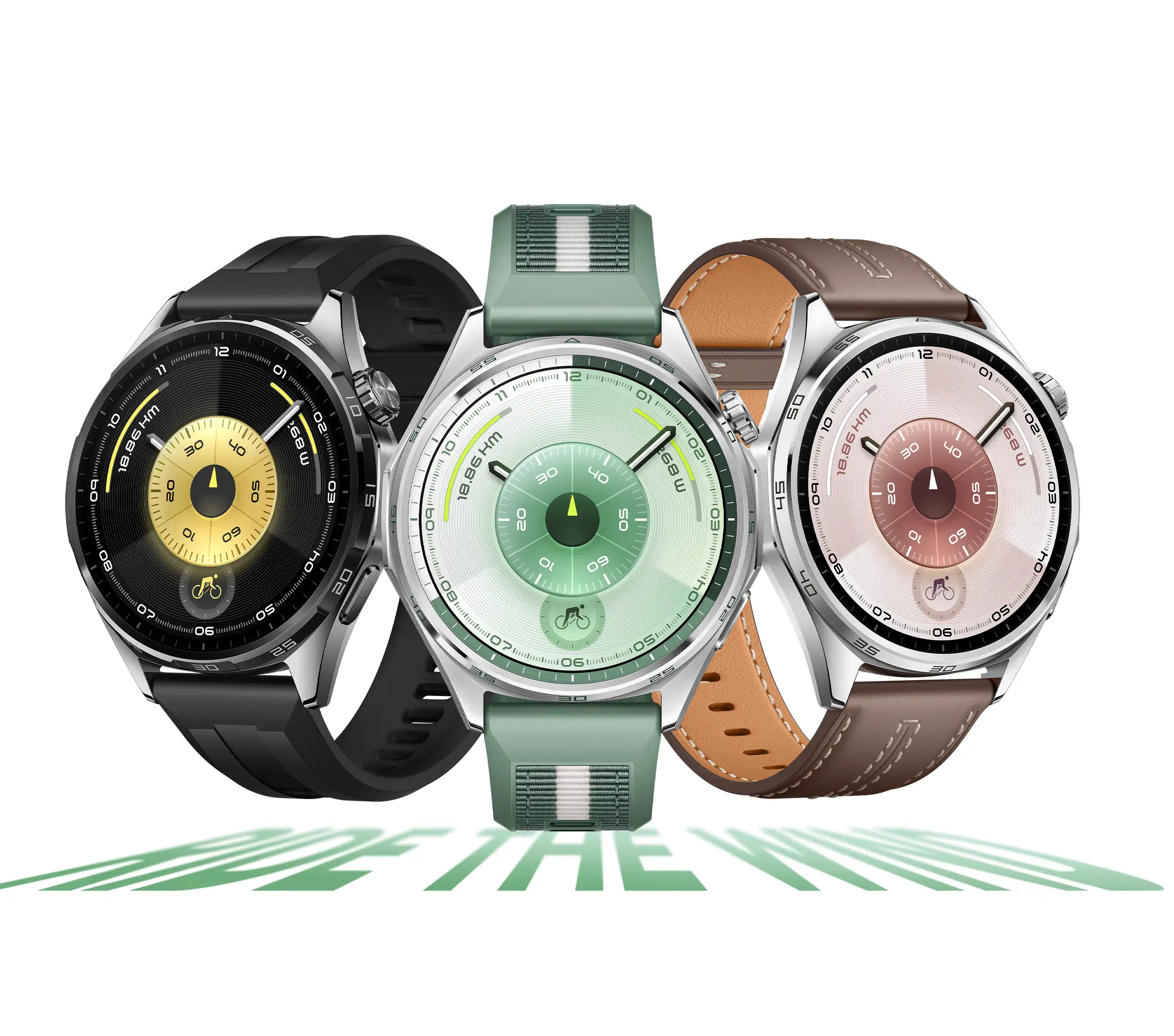 HUAWEI WATCH GT 6 46mm Black/ Fluoroelastomer Strap/ Up to 21-Day Battery Life/ Accurate GPS and Heart Rate Tracking/ Virtual Cycling Power/ Compatible with Android & iOS