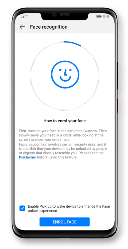 Face recognition