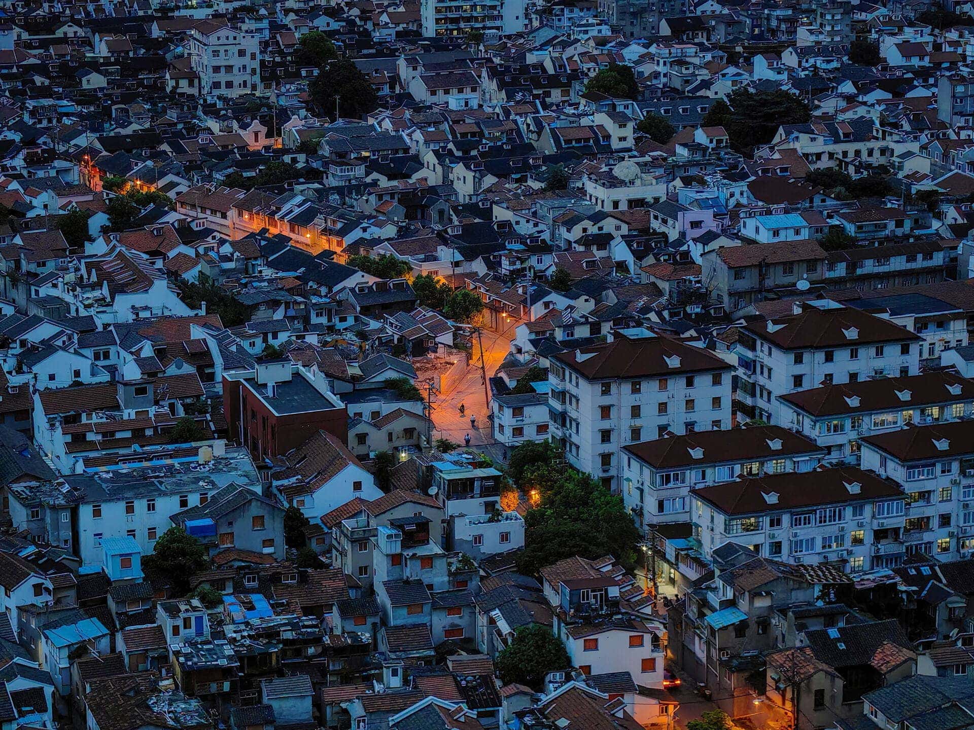 Blue Hour Neighbourhood