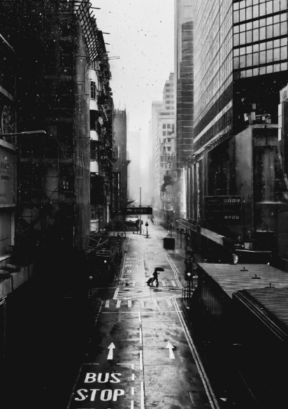 Hong Kong under Typhoon Signal No. 10