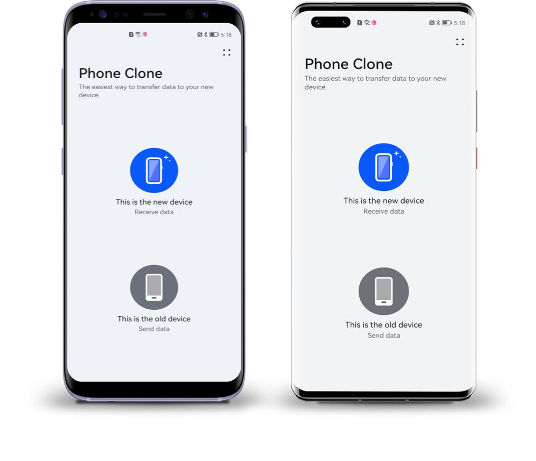 Transfer your data to a new device