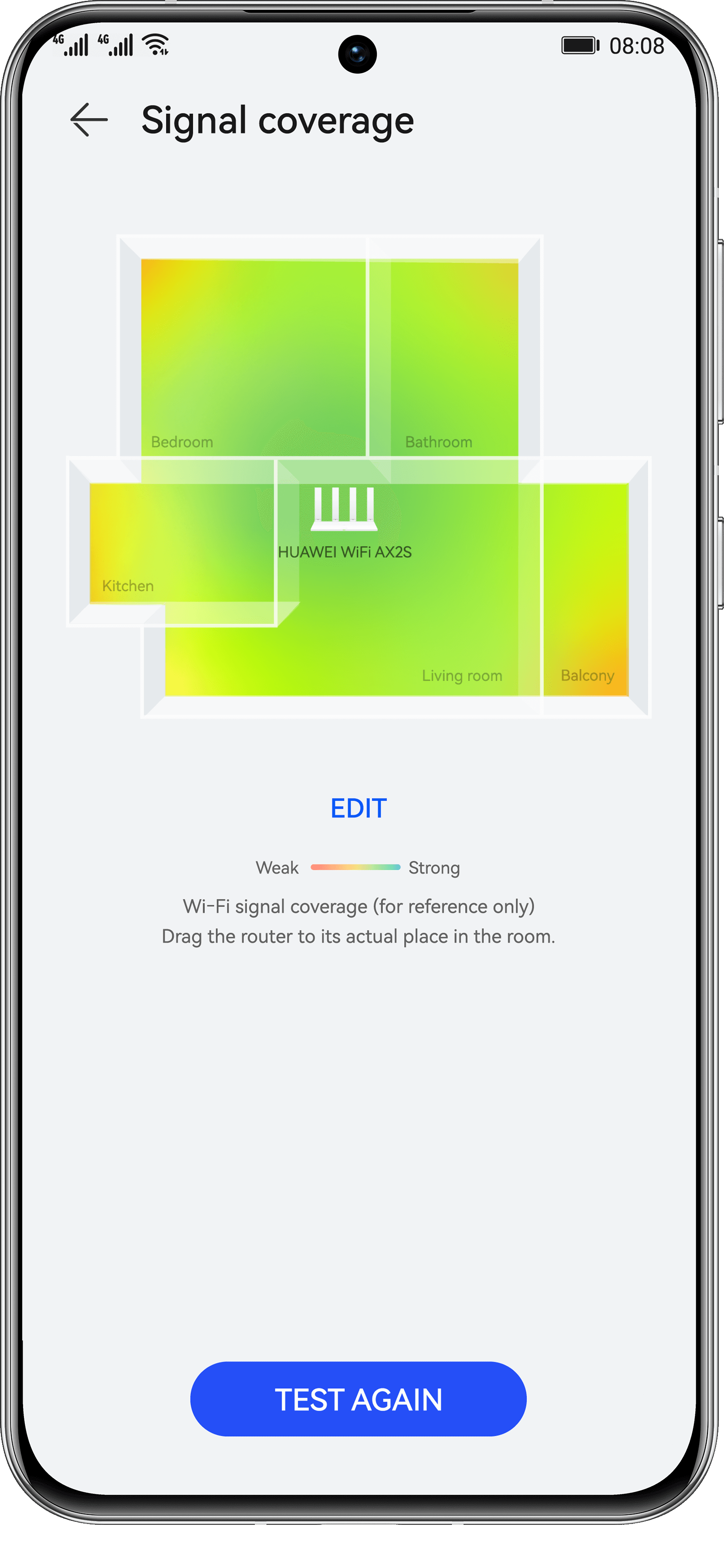 HUAWEI WiFi AX2 smart diagnostics