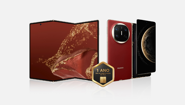 Benefícios da tela do HUAWEI Mate X6 e do HUAWEI Mate XT