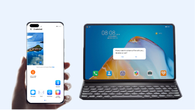 Comparte rápida y libremente con Huawei Share File-transfer