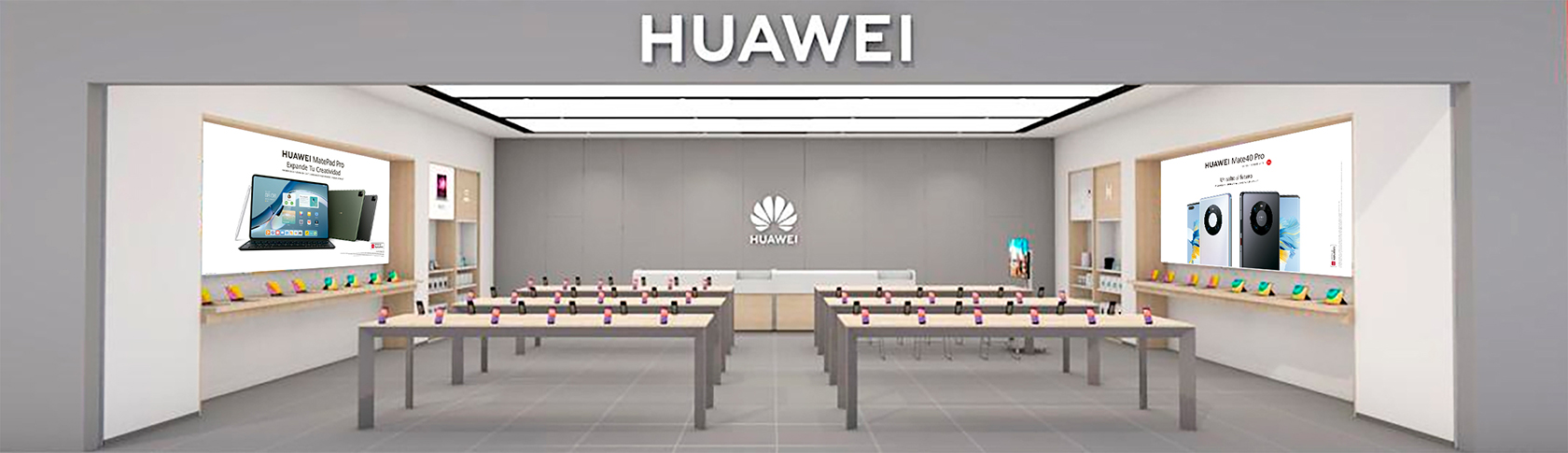 Huawei back to school retail store activity