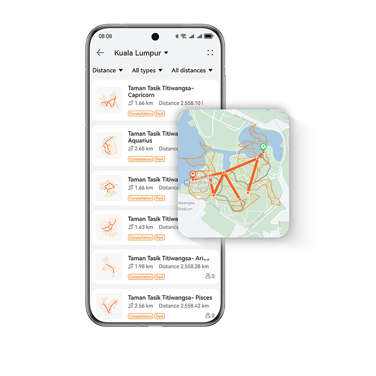 HUAWEI Health RouteDraw