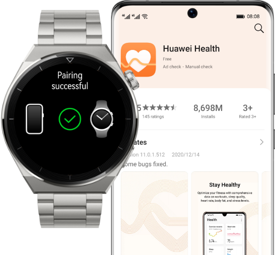 HUAWEI WATCH GT 3 Pro Titanium Arterial stiffness detection 1