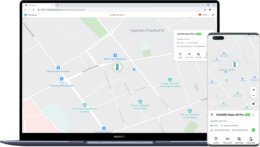 HUAWEI Mobile Cloud Find Device