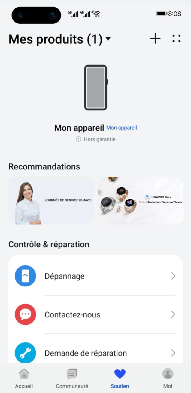Des services pratiques à portée de main