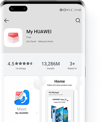 Update via the Support app