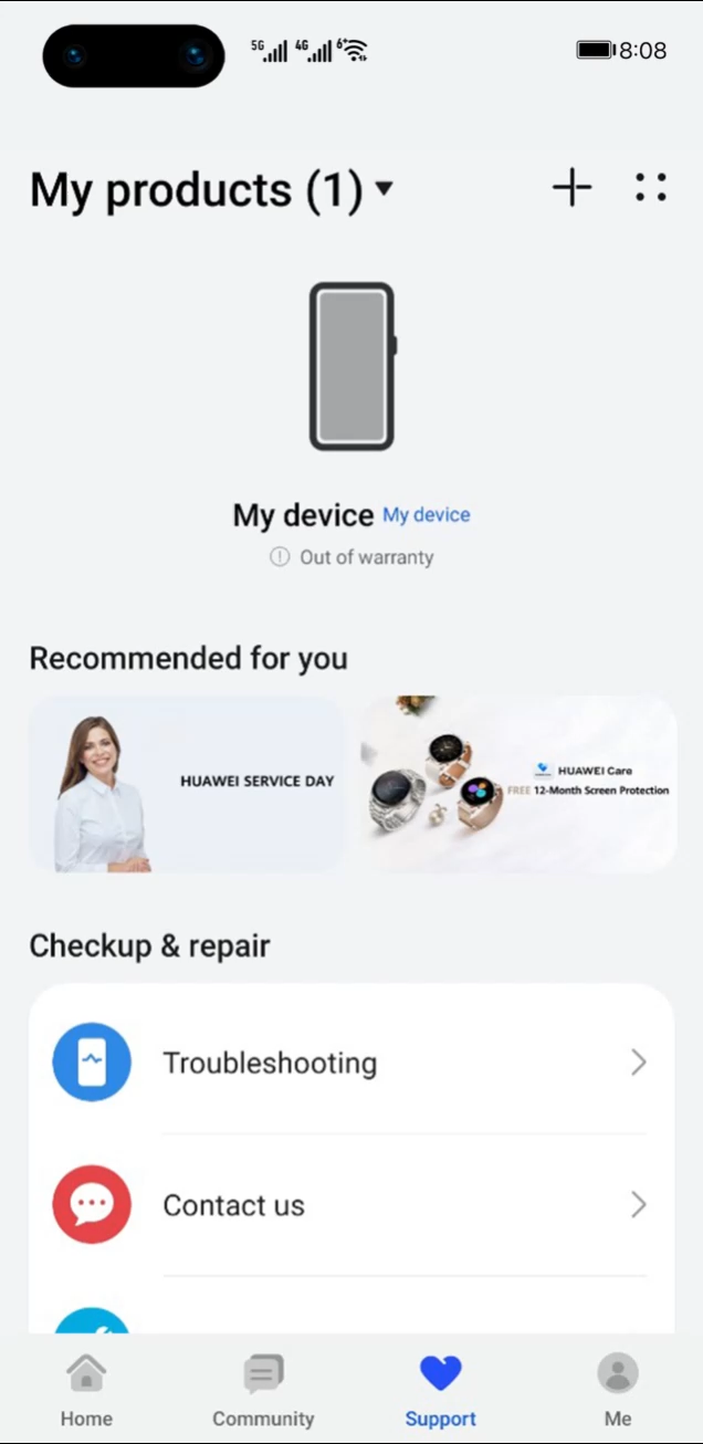Handy services at your fingertips