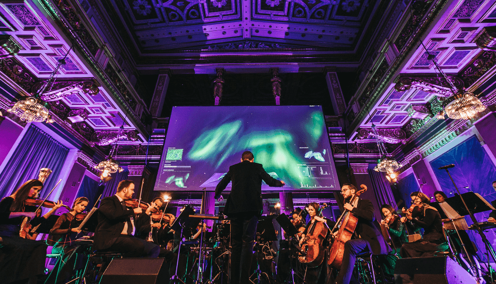 The event in Vienna - an evening of AI, music and the Northern Lights