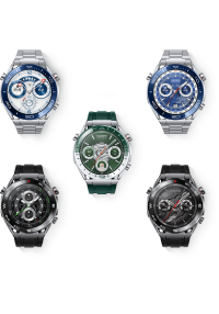 HUAWEI WATCH Ultimate front with colorful watch faces