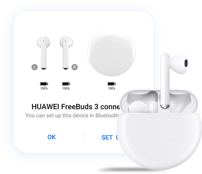 將 FreeBuds 連線至手機或手錶 將 FreeBuds 連線至手機或手錶