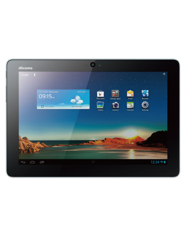 ムスビー｜docomo dtab d-41A SHARP Androidタブレット ホワイト