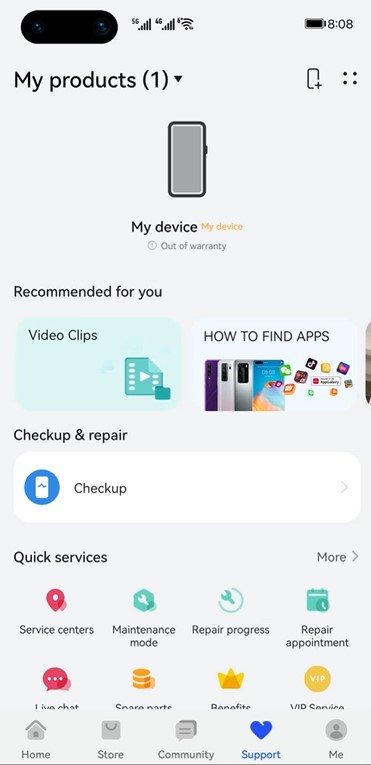Find service on your fingertips