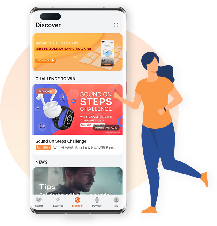 Huawei health running plans sale