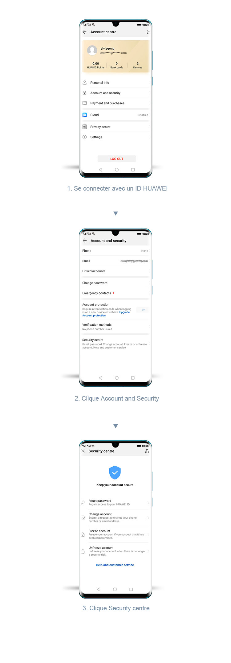 Easily update your HUAWEI ID info