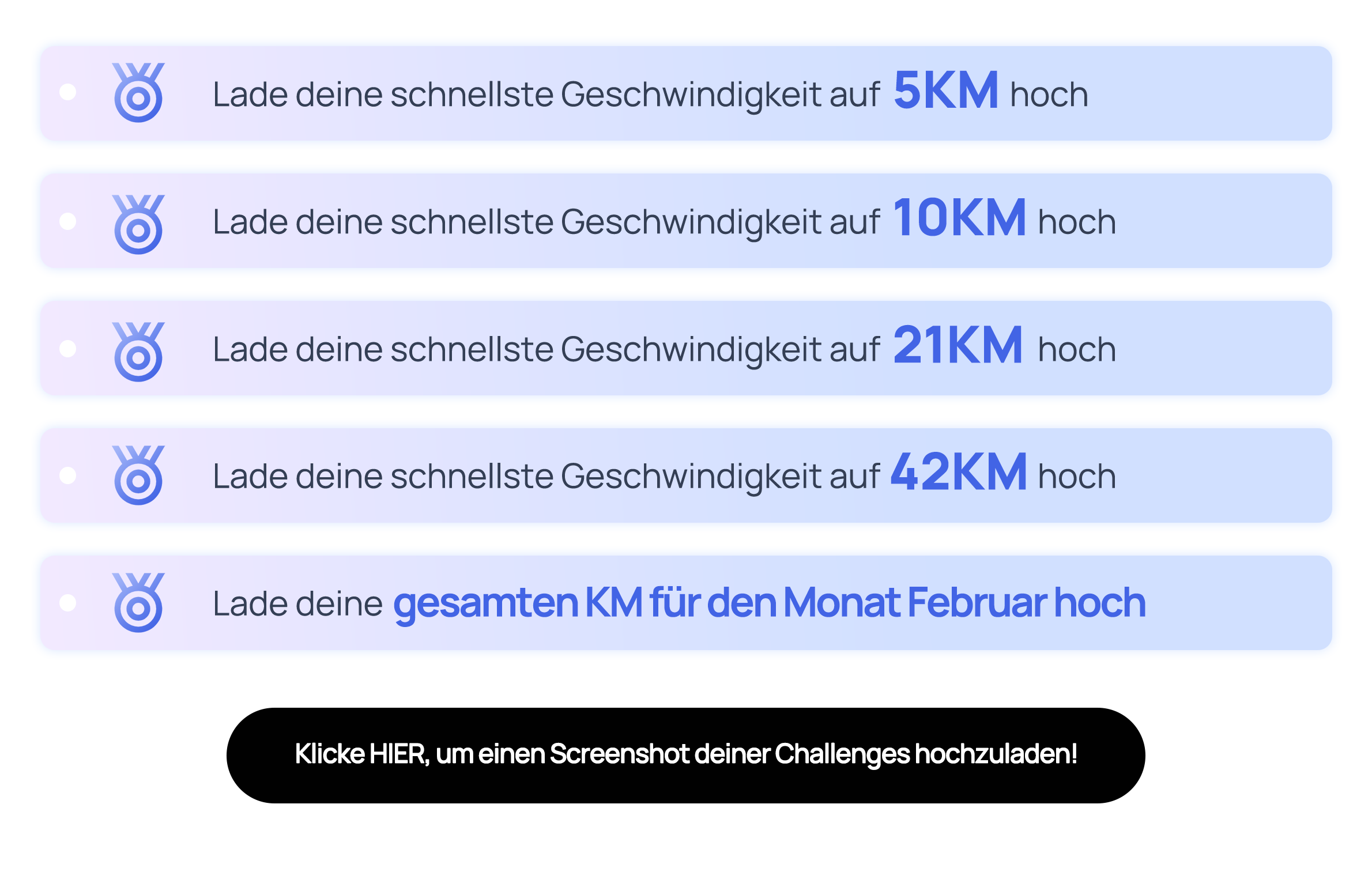 SUCH DIR DEINE CHALLENGES AUS!