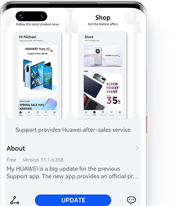Aktualisierung in der HUAWEI AppGallery