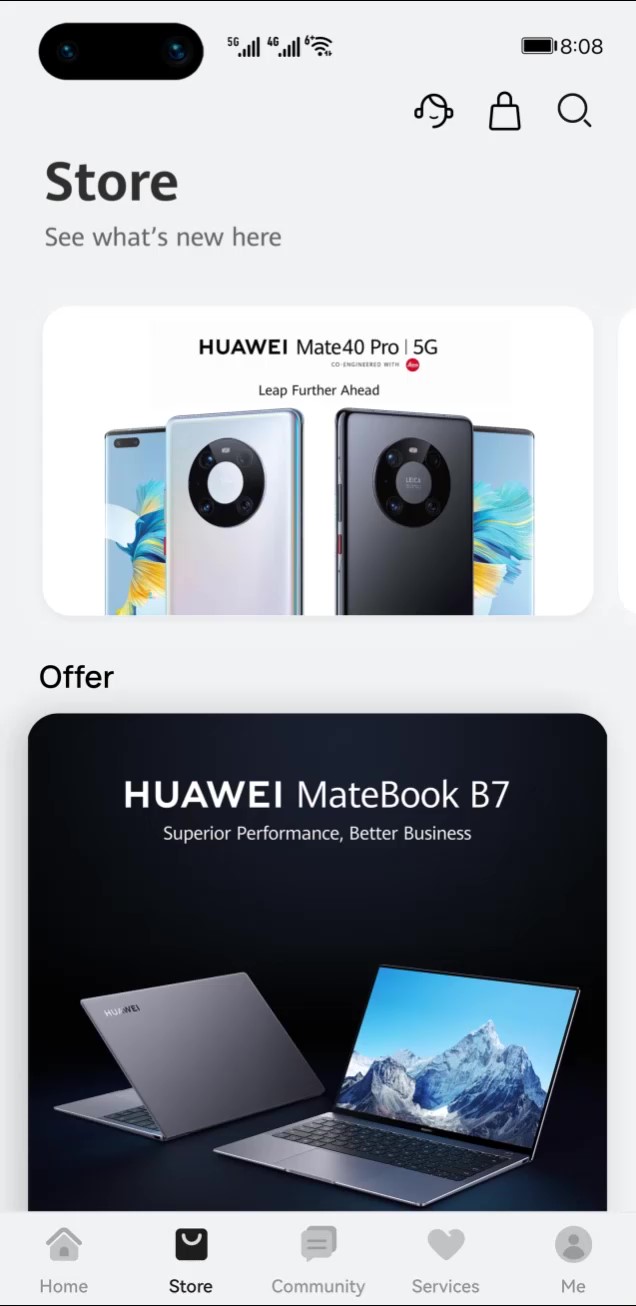 Einkaufen mit HUAWEI