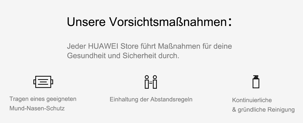 Unsere Vorsichtsmaßnahmen