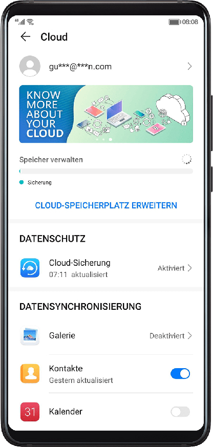 Configure your HUAWEI Cloud storage