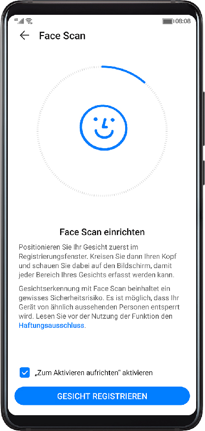 Face recognition