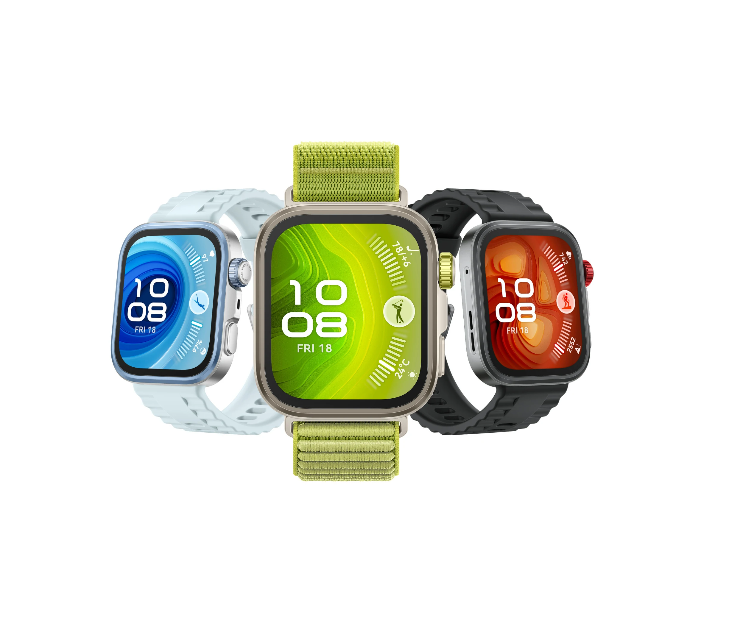 HUAWEI WATCH FIT 4 Pro Azul Fluoroelastómero/Cristal de Zafiro y Titanio/Pago NFC/Hasta 10 Días de Batería/Conexión con Android & iOS