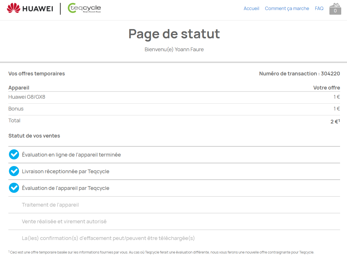 Questions fréquentes à propos des reprises