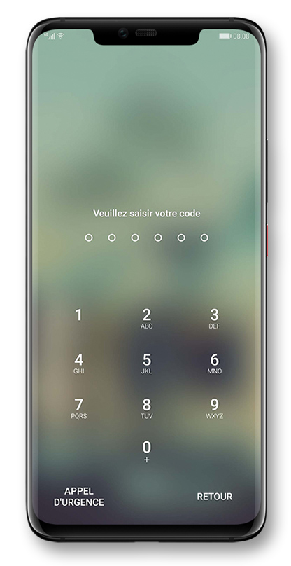 Lock screen password