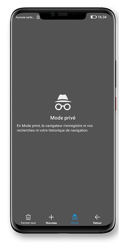 Private mode