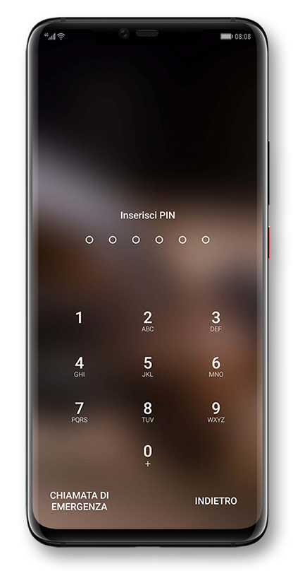Lock screen password