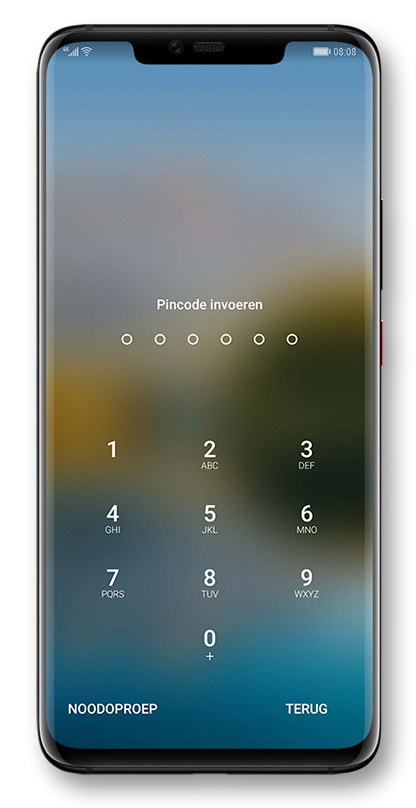 Lock screen password