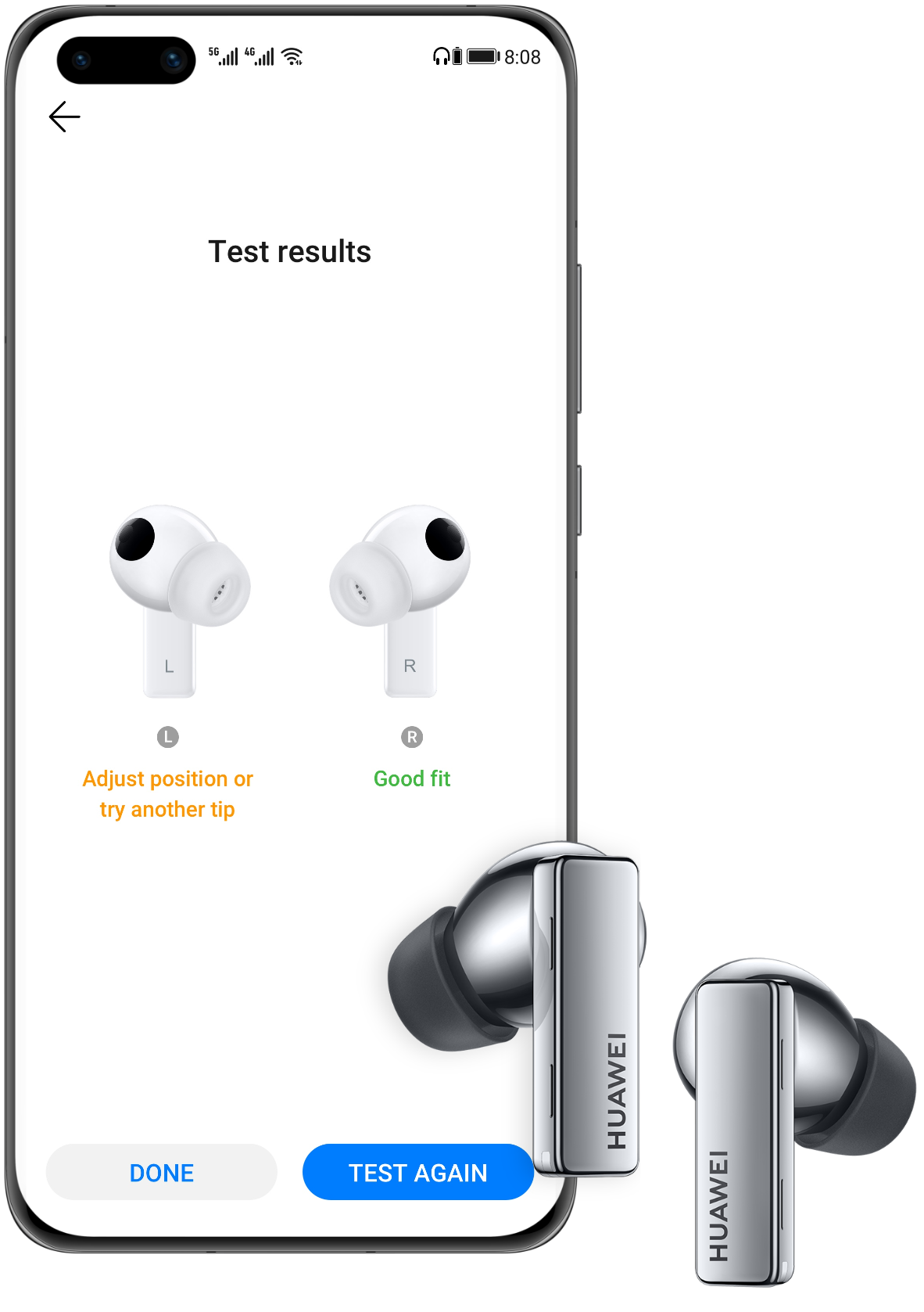 HUAWEI Freelace Pro-fit-detection