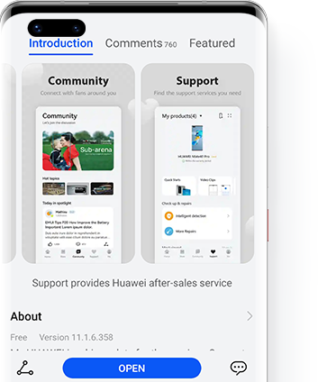 Atualização através da AppGallery