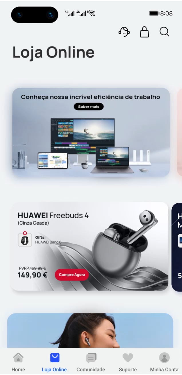 Compre com a Huawei