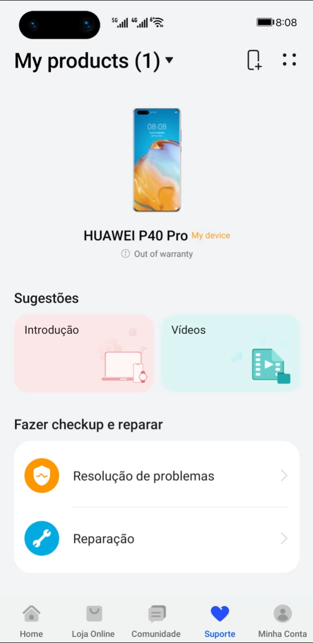 Fácil acesso a serviços úteis
