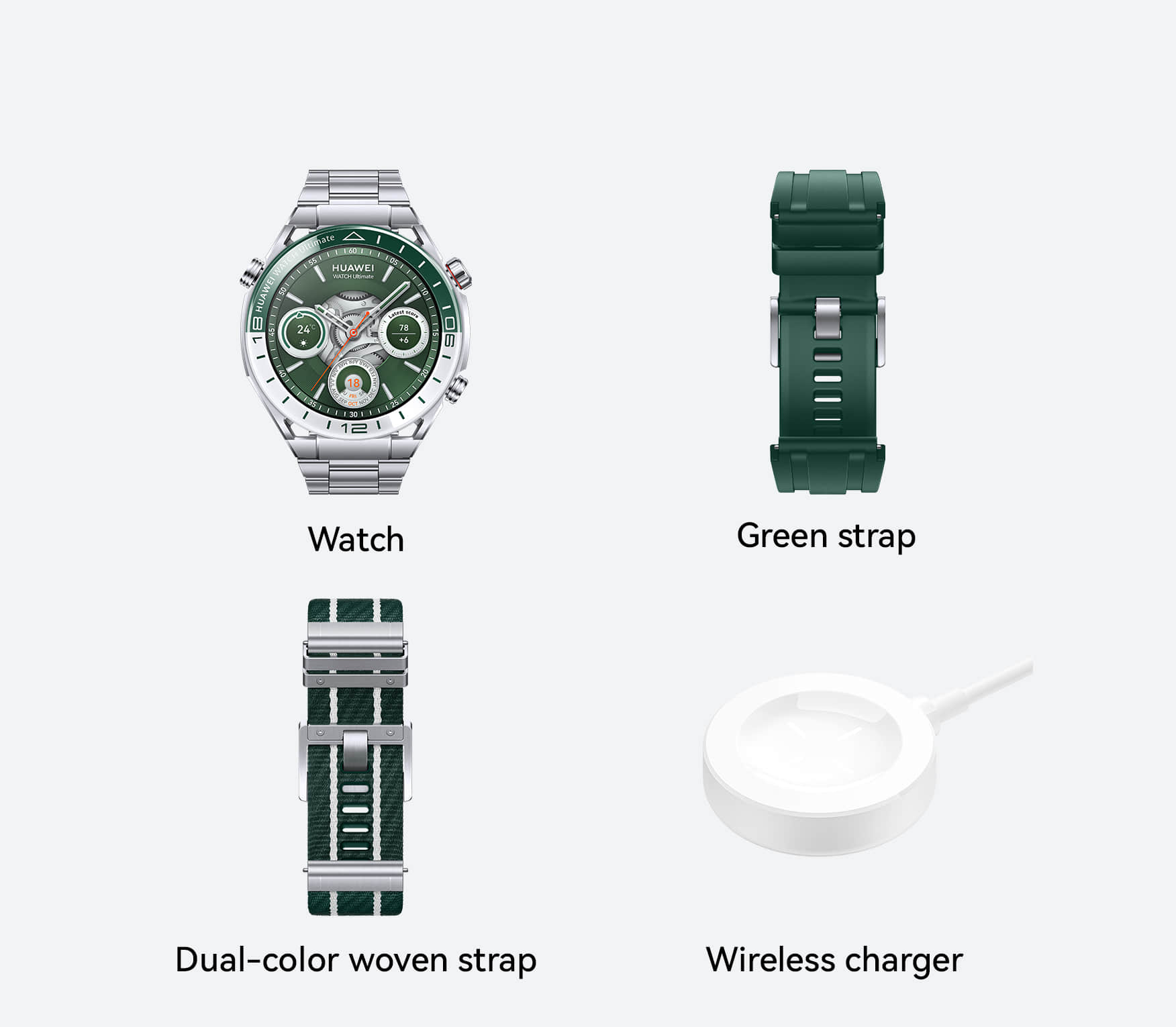 ラウンド用品・アクセサリー HUAWEI WATCH Ultimate Green Huawei unveils Watch Ultimate Green Edition with Pro-level