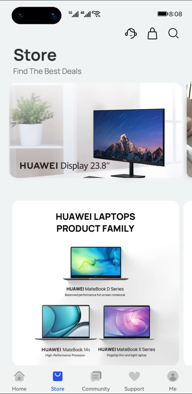 Shop with Huawei