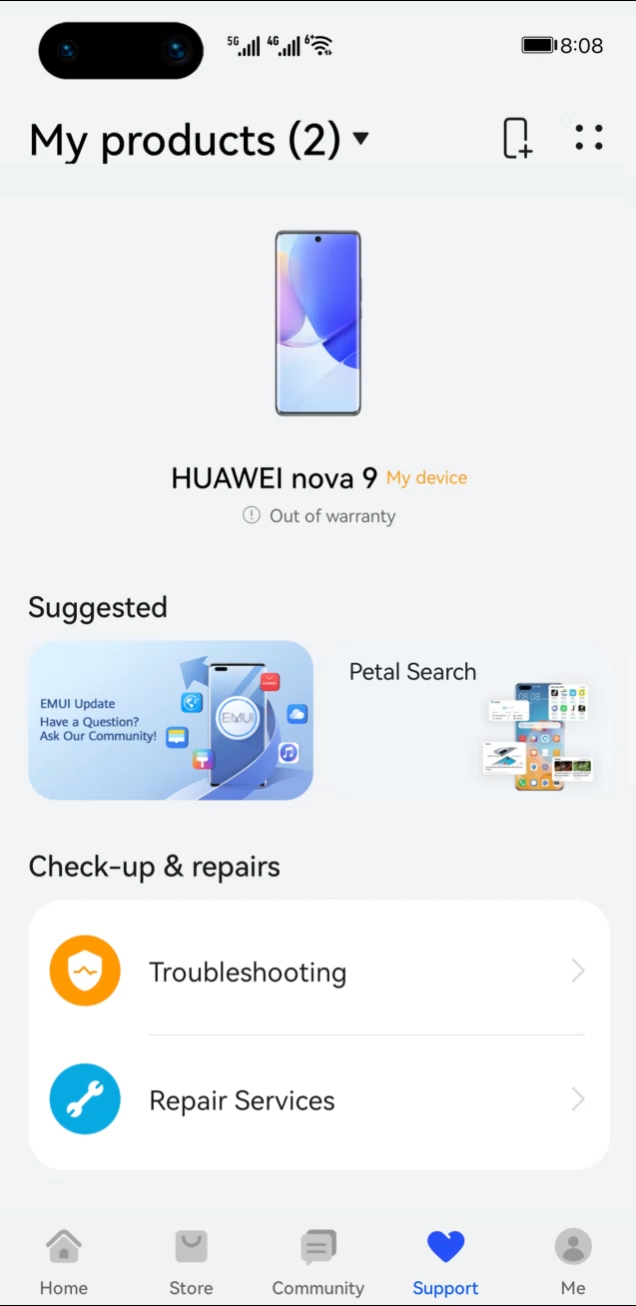 Find service on your fingertips