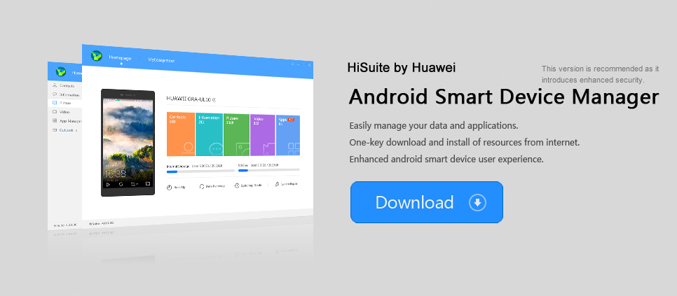 Huawei HiSuite Free Software download for your phone and iMAC PC laptop